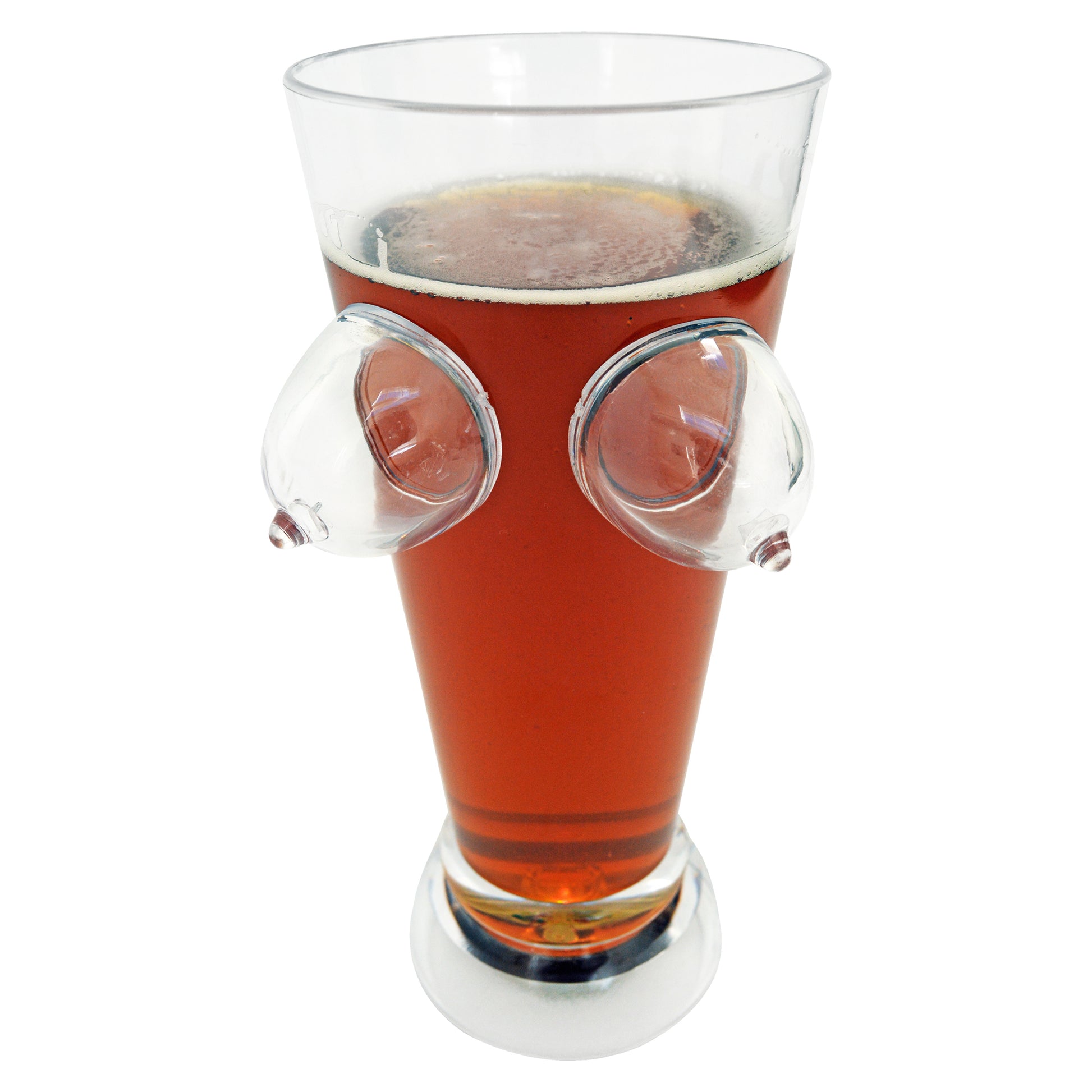 Light Up Boobie Beer Glass Top