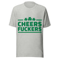 Cheers F*ckers – Shamrock Party Grey Tee