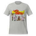 Let’s Party! Drunk Farm Animals Grey T-Shirt – Moo, Oink, Chug!