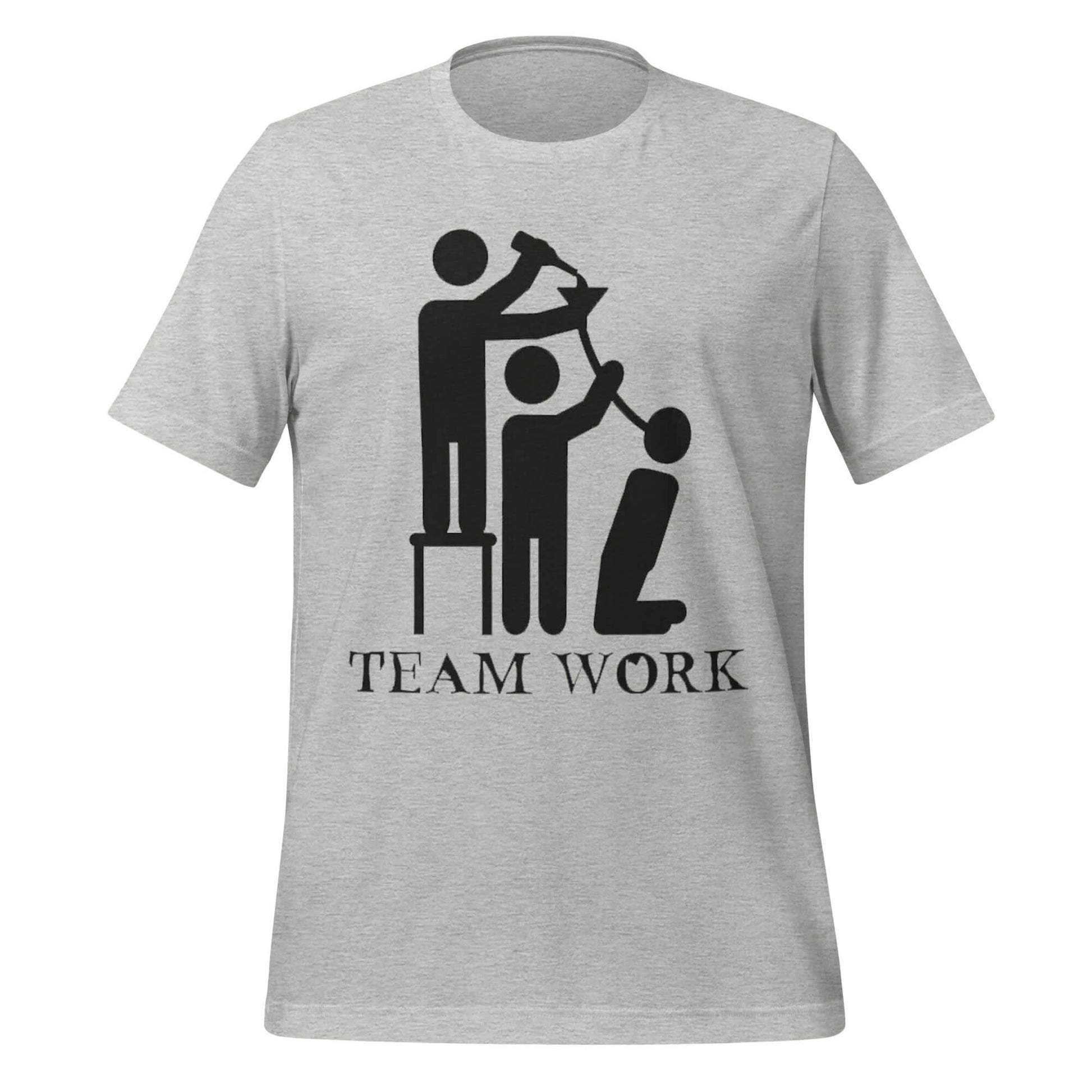 Team Work Beer Bong Grey T-Shirt – It Takes a Village to Chug