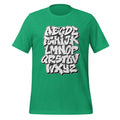 Graffiti Alphabet Green T-Shirt – Bold Street Style A-Z Design