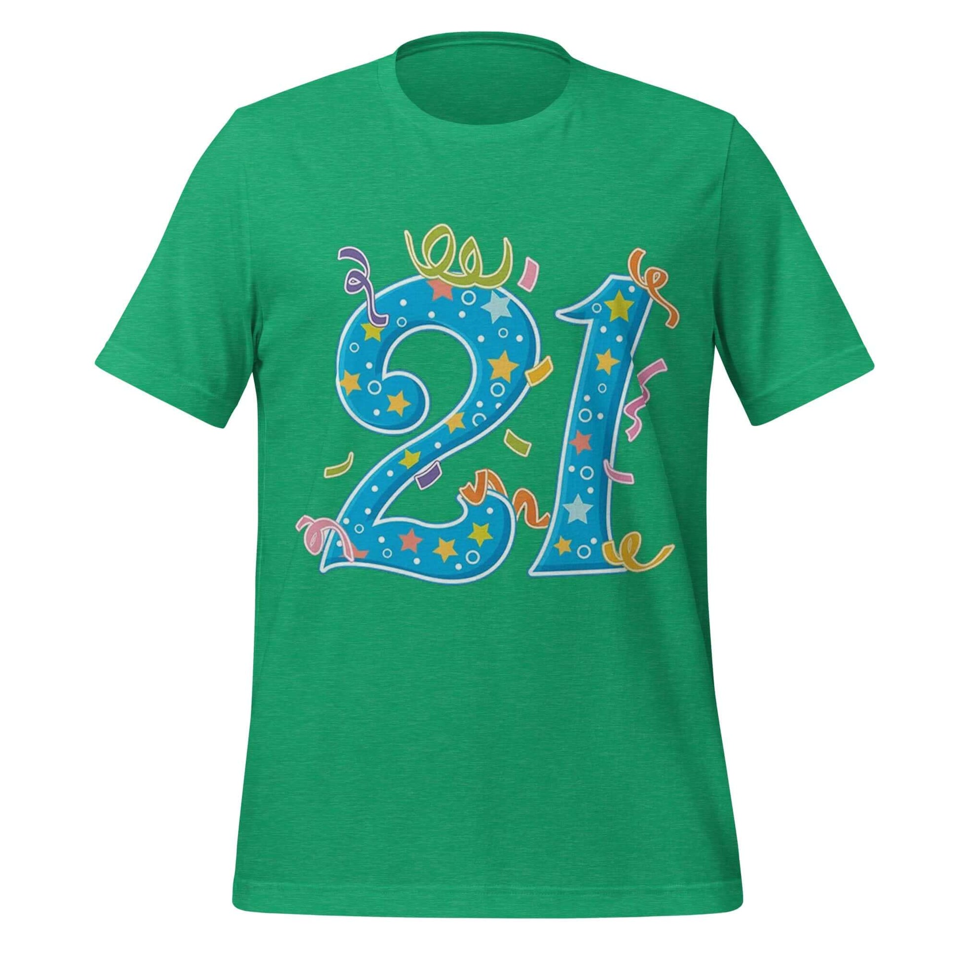 Finally 21 – Send Beer Bongs & Regrets! Green T-Shirt