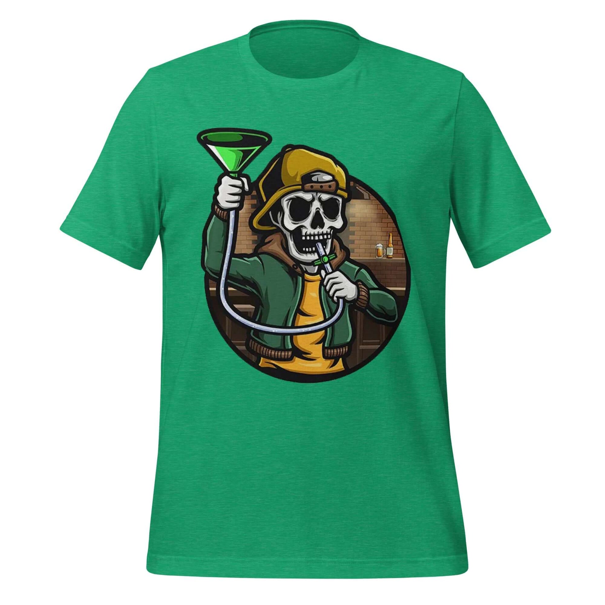 Bone to the Bong – Party Hard Green T-Shirt