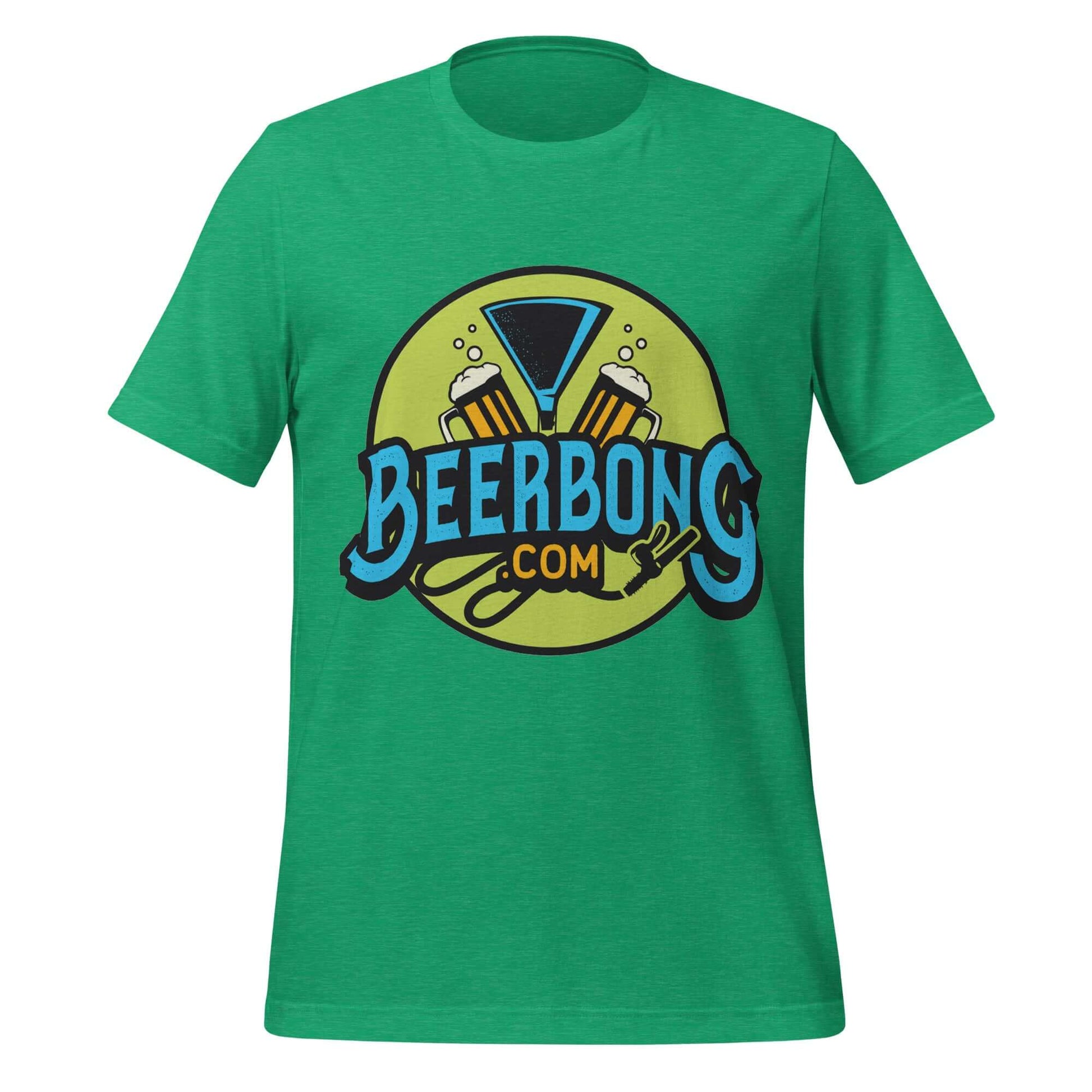 BeerBong.com Logo Tee – Chug Life Official Green Shirt