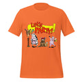 Let’s Party! Drunk Farm Animals Orange T-Shirt – Moo, Oink, Chug!