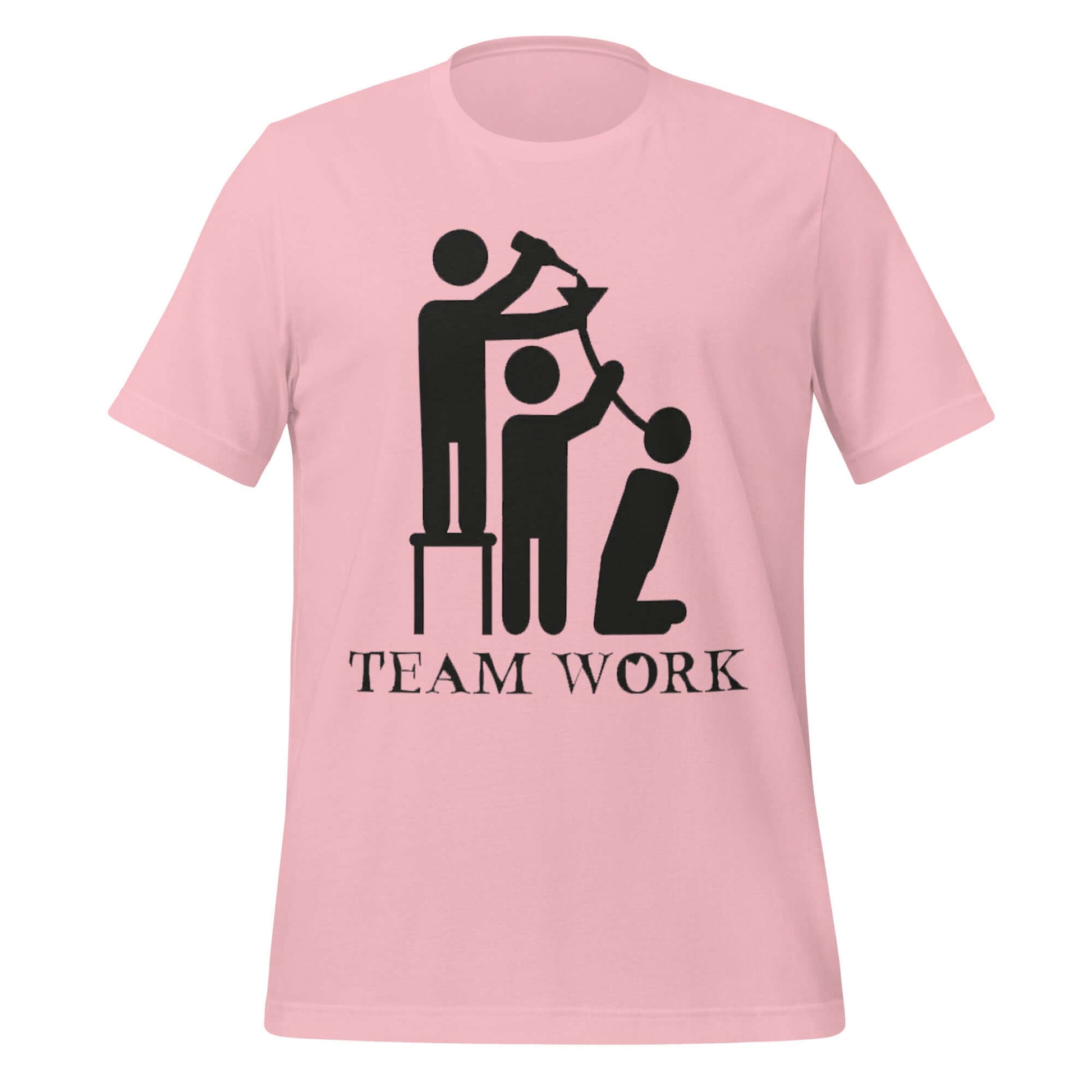 Team Work Beer Bong Pink T-Shirt – It Takes a Village to Chug