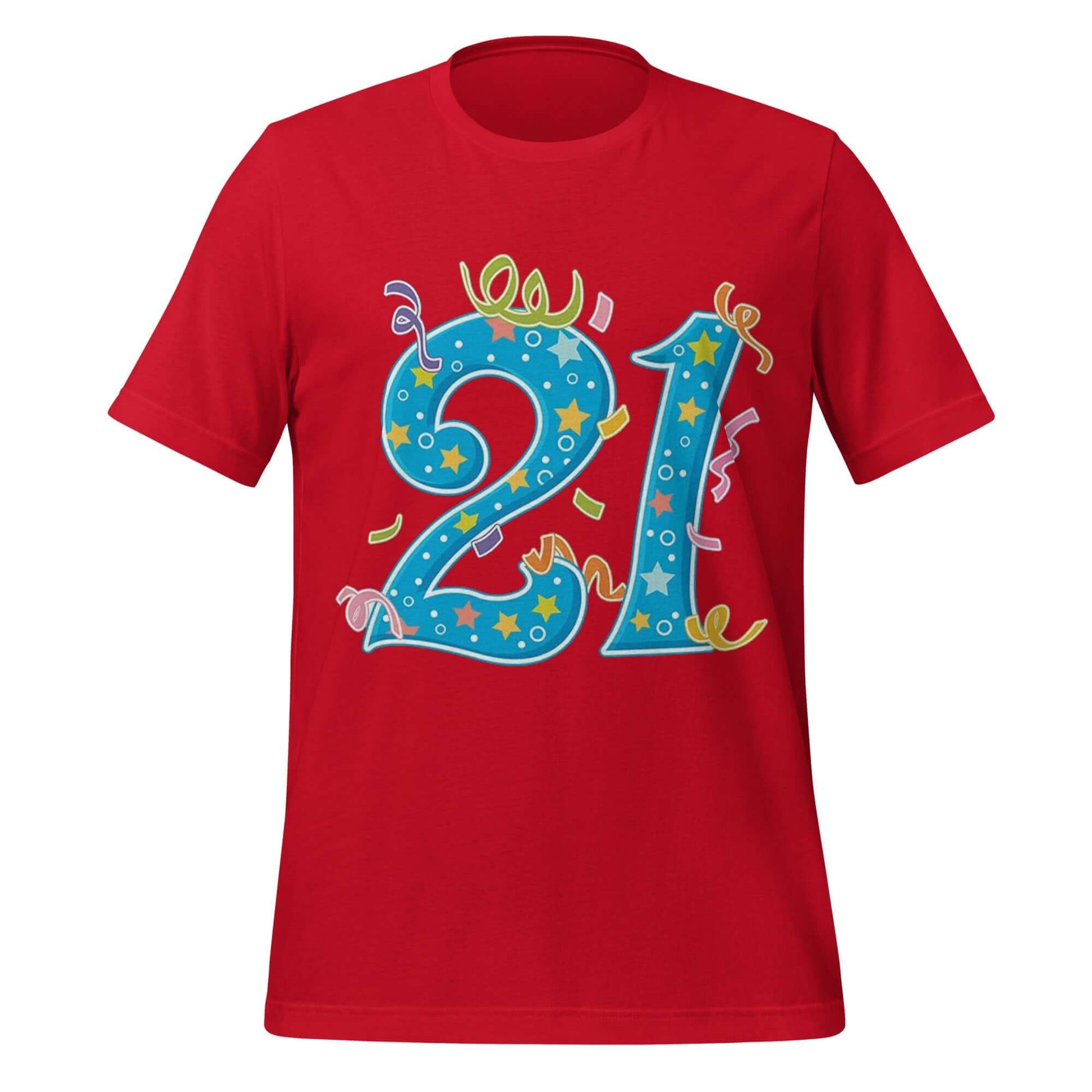 Finally 21 – Send Beer Bongs & Regrets! Red T-Shirt