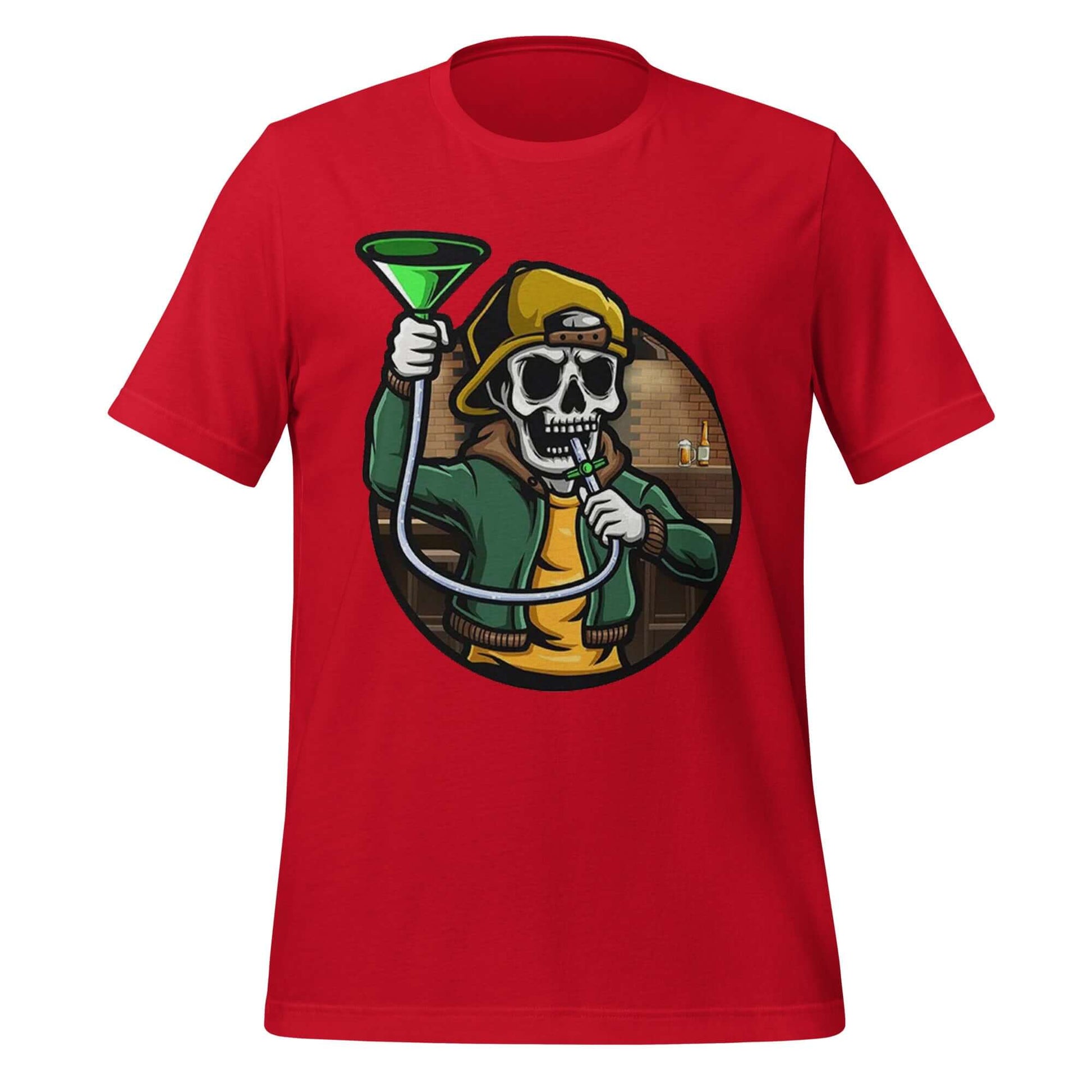 Bone to the Bong – Party Hard Red T-Shirt