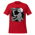 Dead Drunk – Skeleton Beer Lover Red Tee