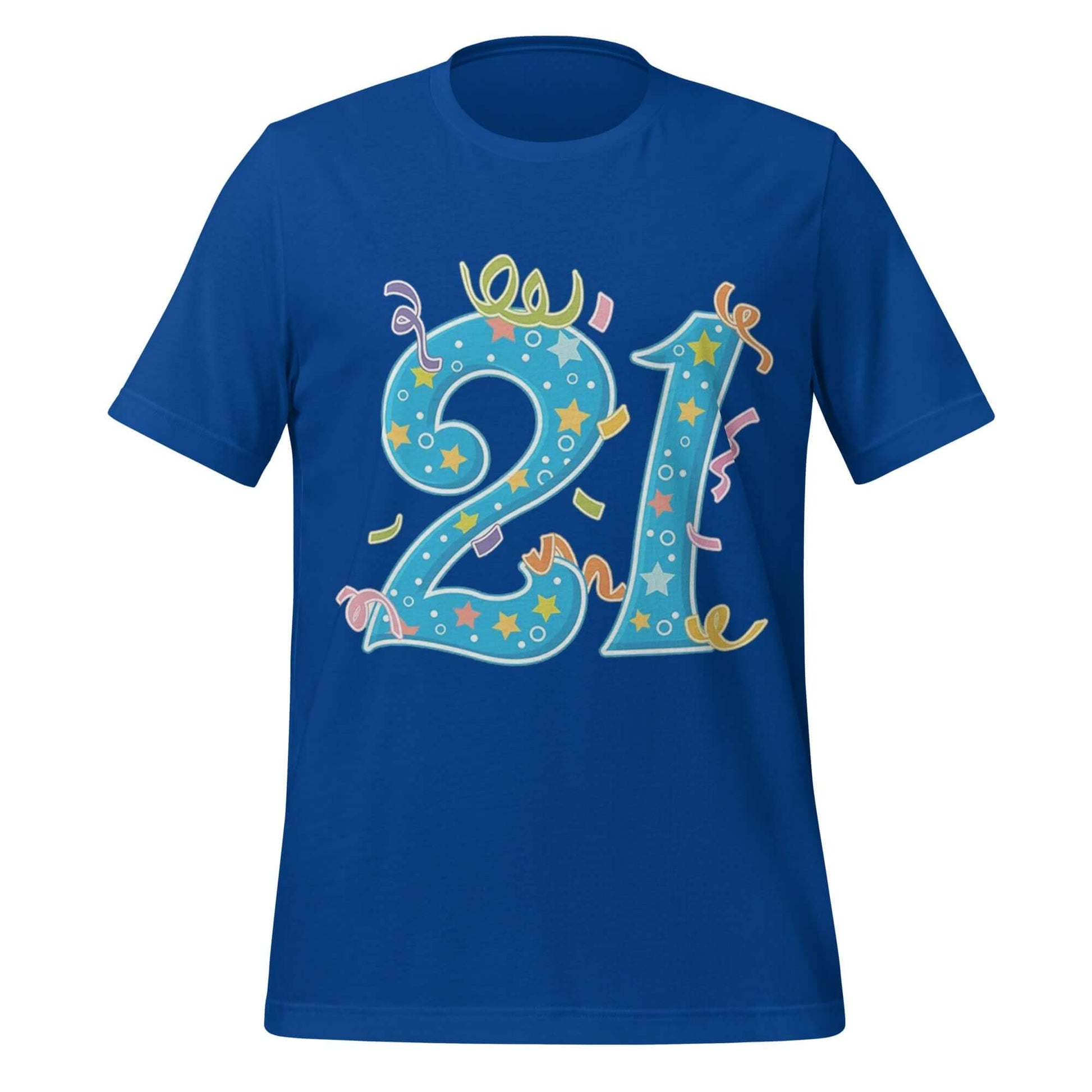 Finally 21 – Send Beer Bongs & Regrets! Blue T-Shirt