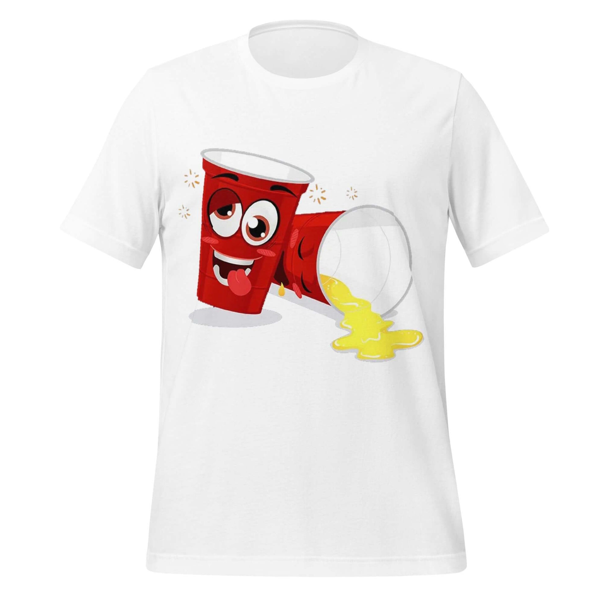 Drinking Buddies – Funny Drunk Red Cup White Tee