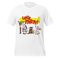Let’s Party! Drunk Farm Animals White T-Shirt – Moo, Oink, Chug!