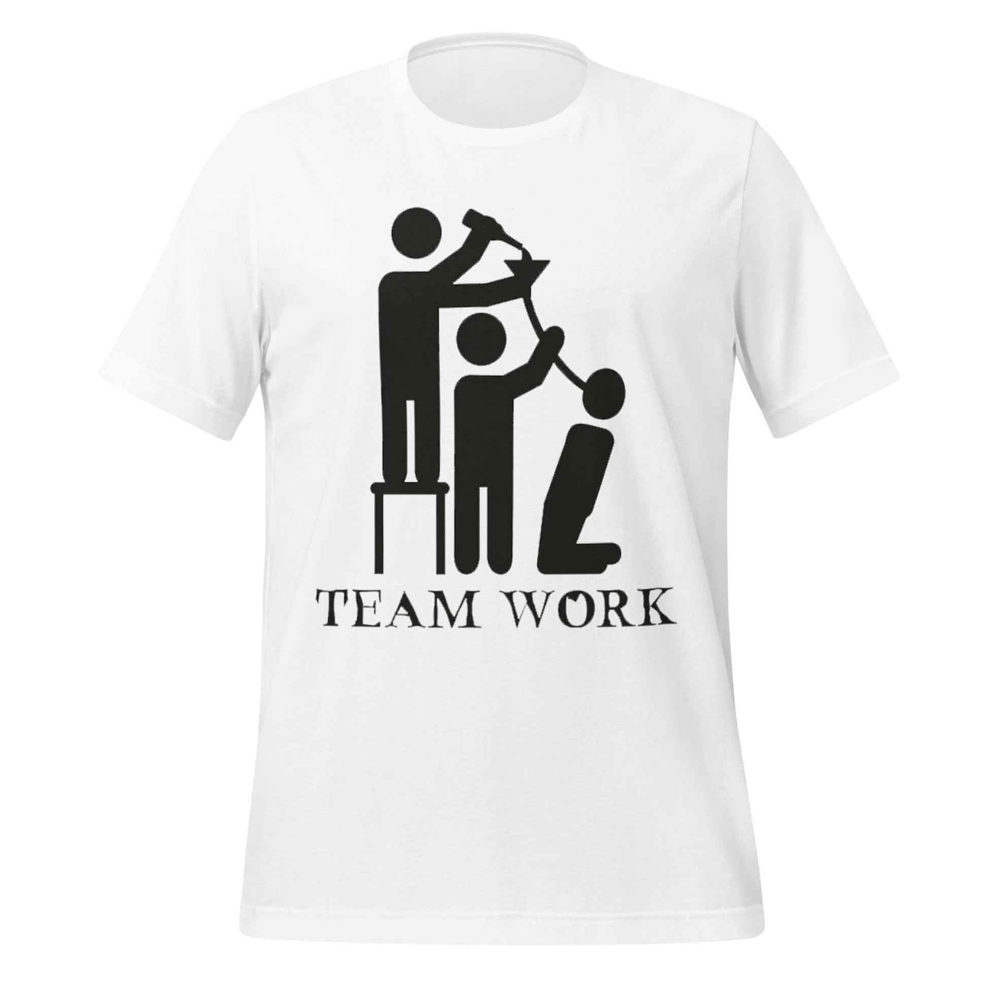 Team Work Beer Bong White T-Shirt – It Takes a Village to Chug