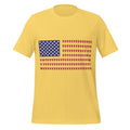 Beer Pong Patriot – Stars, Stripes & Solo Cups Yellow Tee