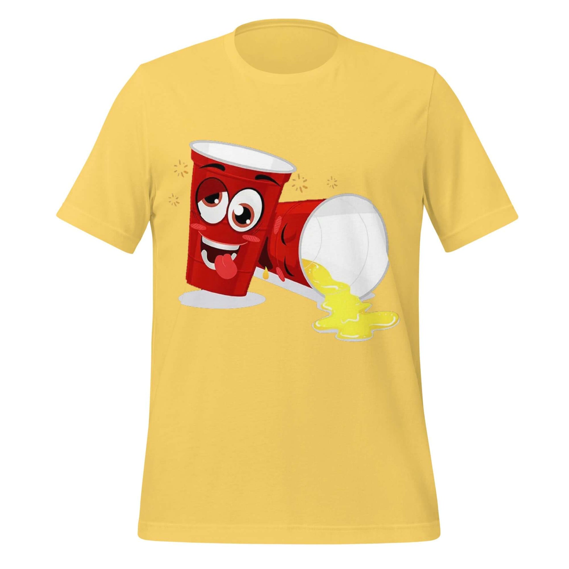 Drinking Buddies – Funny Drunk Red Cup Yellow Tee
