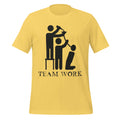 Team Work Beer Bong Yellow T-Shirt – It Takes a Village to Chug