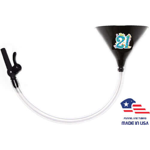 21 Birthday - Black Funnel with Valve