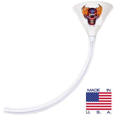 Clown Beer Bong 2' White