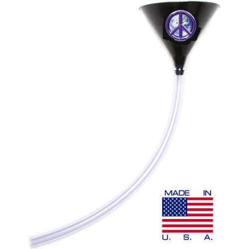 Peace Black Beer Bong 2'
