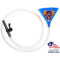 Clown Beer Bong 6' Blue Valve