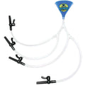 Blue Quad Beer Bong - Four Person Beer Funnel