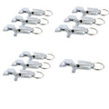 Metal Shotgun Key Chains 10 - Chrome