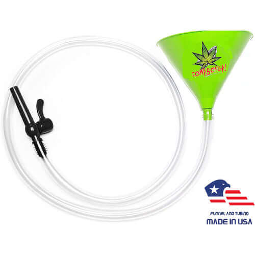 Cowabonga! Beer Bong Green 6' Valve