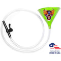 Clown Beer Bong 6' Green Valve