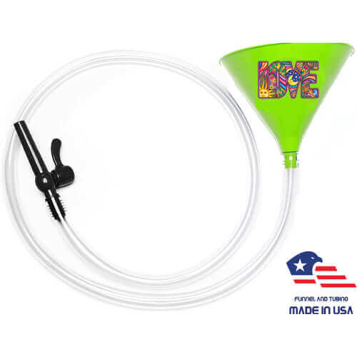 Love Green Beer Bong 6' Valve