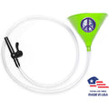 Peace Green Beer Bong 6' Valve
