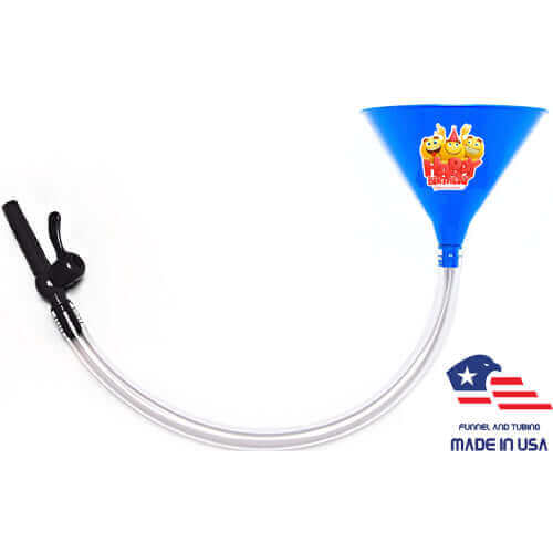 Happy Birthday Emoji - Blue Funnel with Valve