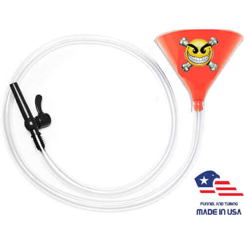 Happy Face - Orange Funnel 6' Valve