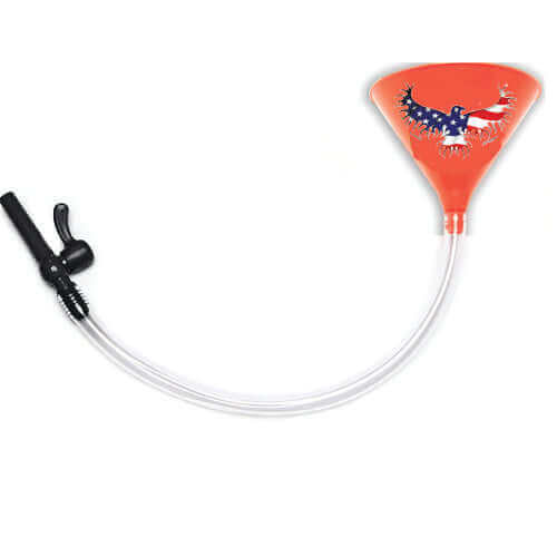 Orange Beer Bong American Eagle Valve