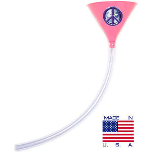 Peace Pink Beer Bong 2'
