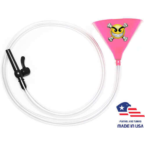 Happy Face - Pink Funnel 6' Valve