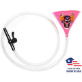 Clown Beer Bong 6' Pink Valve