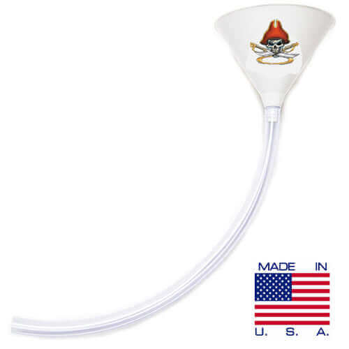 Pirate White Beer Bong 2'