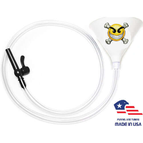 Happy Face - White Funnel 6' Valve