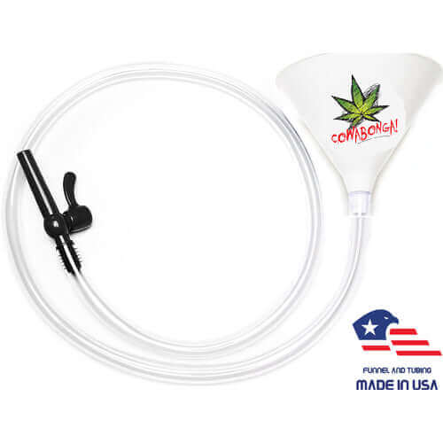 Cowabonga! Beer Bong White 6' Valve