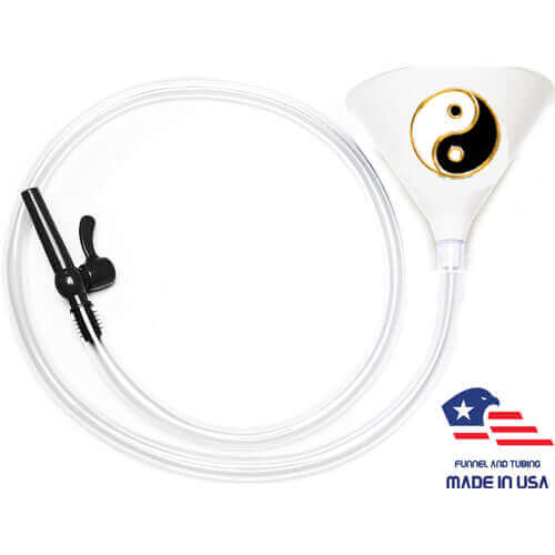 Yin and Yang White Funnel 6'