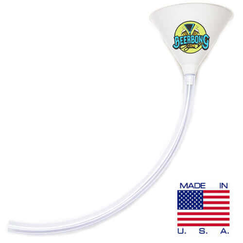 Beer Bong White 2'