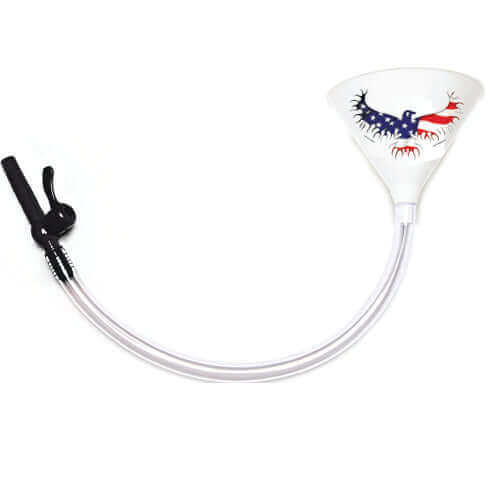 White Beer Funnel American Eagle Valve