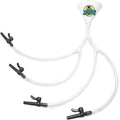 White Quad Beer Bong - Four Person Beer Funnel