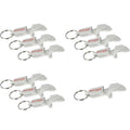 Shotgun Keychain White 10