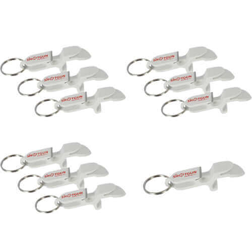 Shotgun Keychain White 10