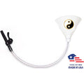 Yin and Yang Beer Bong - White Funnel with Valve