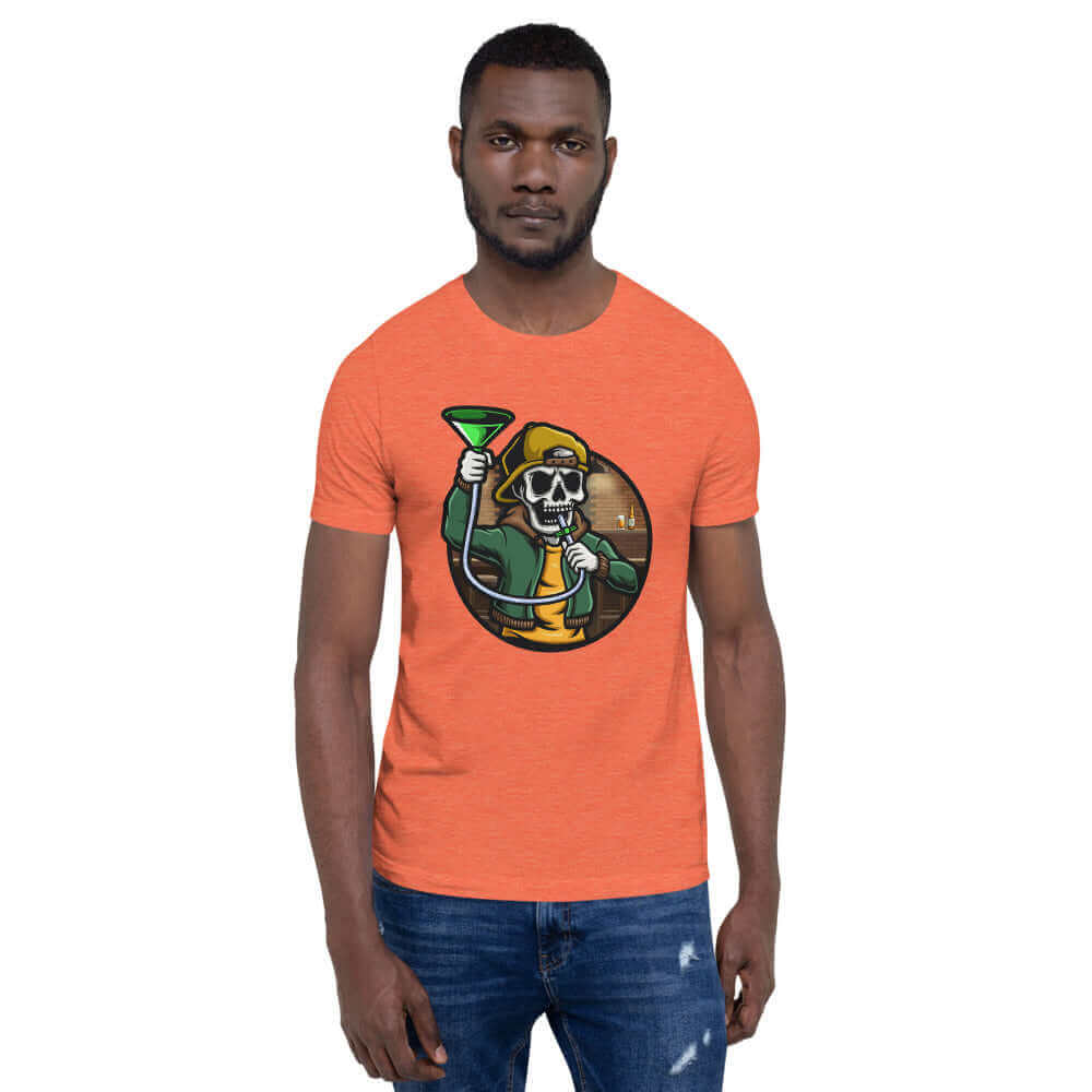Dead Bong - Orange T-Shirt - Model 2