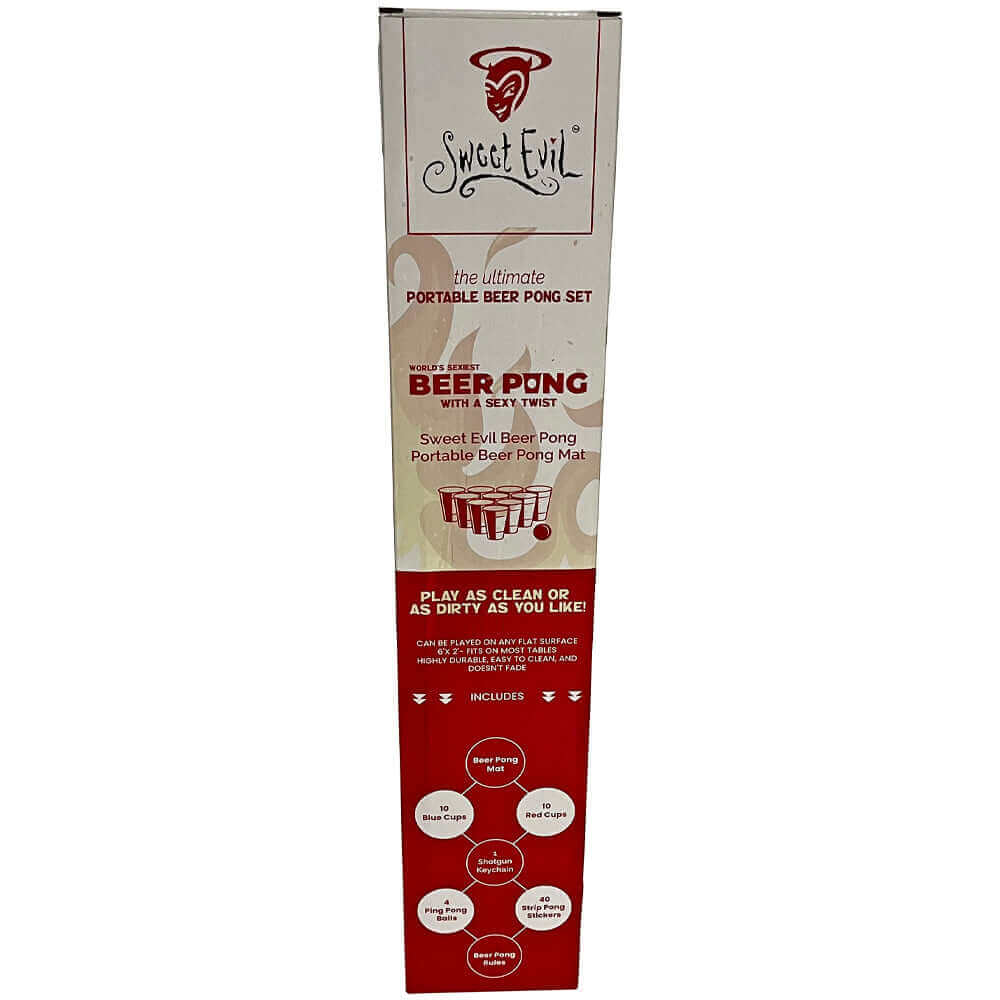 Beer Pong Pack - Strip Beer Pong with Mat package
