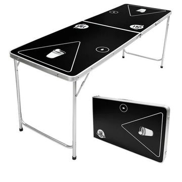 6ft Portable Beer Pong Table - Flip Cup