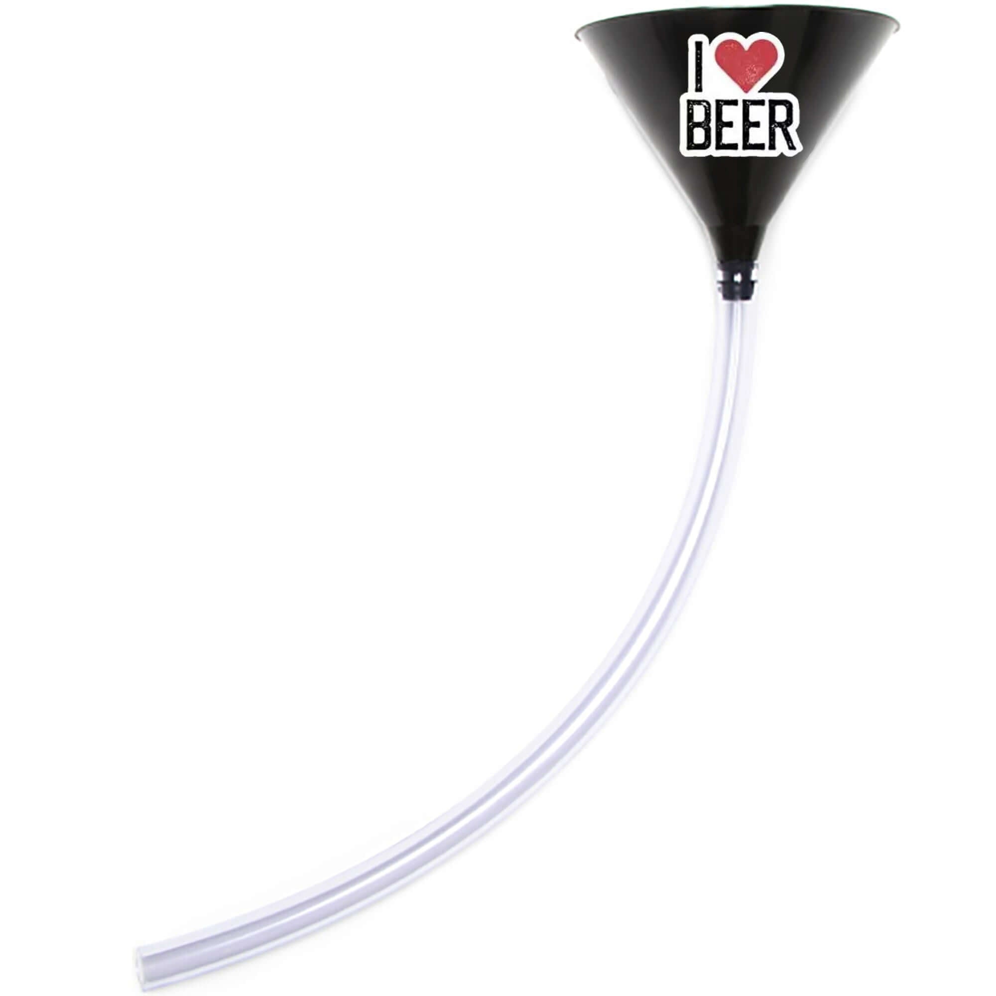 I Love Beer - Beer Bong Funnel Black 